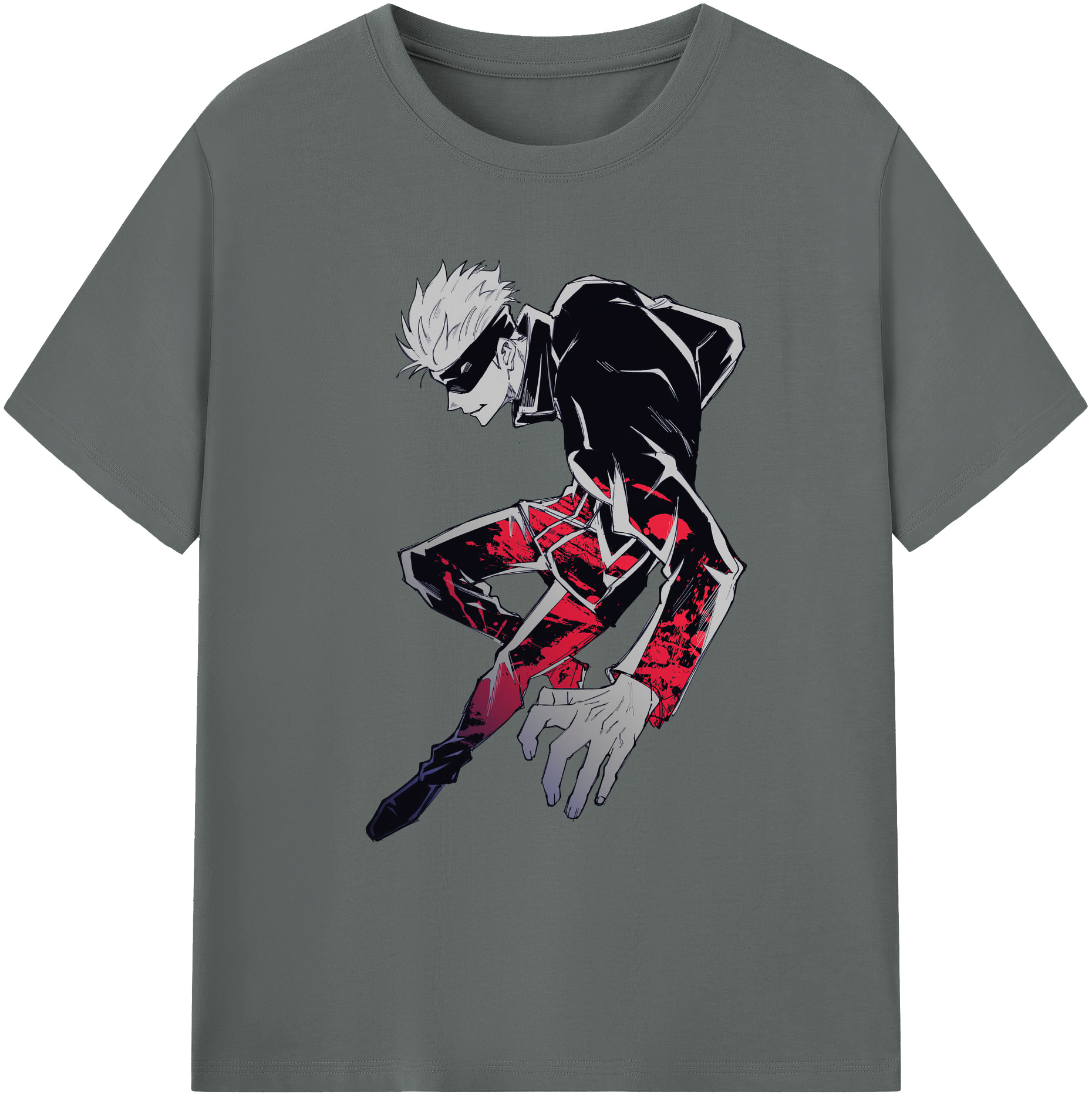 （画像用） 呪術廻戦 Jujutsu Kaisen 綿100％ メンズ半袖Tシャツ｜肌触りやわらか＆通気性